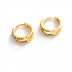 Earrings | Celia Huggie | Gold