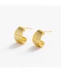 Earrings | Sasha Hoop | Small | Gold