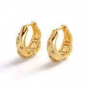 Earrings | June Hoop | Gold Earrings | June Hoop | Gold