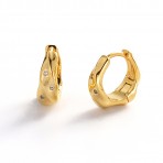 Earrings | June Hoop | Gold Earrings | June Hoop | Gold