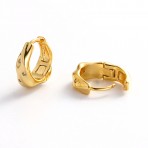 Earrings | June Hoop | Gold Earrings | June Hoop | Gold