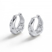 Earrings | June Hoop | Silver Earrings | June Hoop | Silver