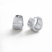 Earrings | Riley Hoop | Silver