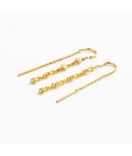 Earrings | Adele Thread | Gold