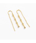 Earrings | Adele Thread | Gold