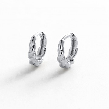 Earrings | Marley Huggie | Silver