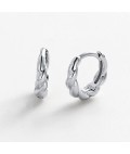 Earrings | Marley Huggie | Silver