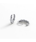 Earrings | Marley Huggie | Silver