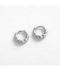 Earrings | Marley Huggie | Silver