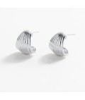 Earrings | Sasha Hoop | Medium | Silver