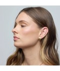 Earrings | Sasha Hoop | Medium | Silver