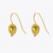 Earrings | Olive | Gold