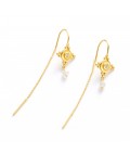 Earrings | Faye Thread | Gold