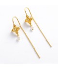 Earrings | Faye Thread | Gold