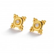 Earrings | Faye Stud | Gold