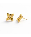 Earrings | Faye Stud | Gold