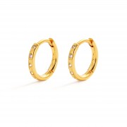 Earrings | Talia Huggie | Gold