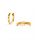 Earrings | Talia Huggie | Gold