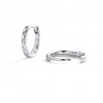 Earrings | Talia Huggie | Silver