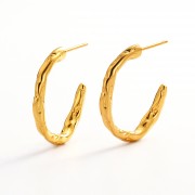 Earrings | Alessia Hoop Large | Gold