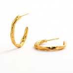 Earrings | Alessia Hoop Large | Gold