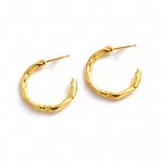 Earrings | Alessia Hoop Large | Gold