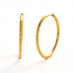 Earrings | Lily Hoop Large | Gold