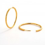 Earrings | Lily Hoop Large | Gold