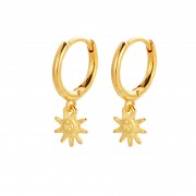 Earrings | Luna Huggie | Gold Earrings | Luna Huggie | Gold