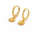 Earrings | Luna Huggie | Gold