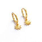 Earrings | Luna Huggie | Gold