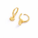 Earrings | Luna Huggie | Gold