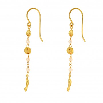 Earrings | Charlotte Thread Earring | Pearl Earrings | Charlotte Thread Earring | Pearl
