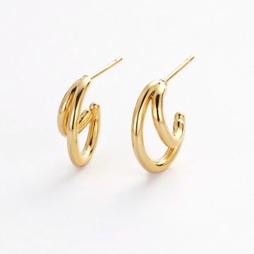 Earrings | Tilly Hoop | Gold