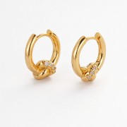 Earrings | Elle Hoop | Gold