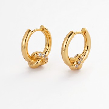 Earrings | Elle Hoop | Gold