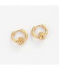 Earrings | Elle Hoop | Gold