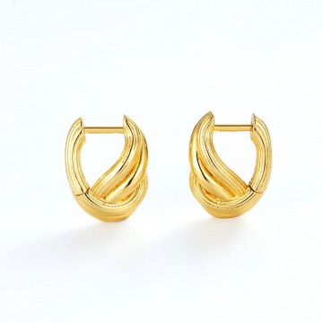 Earrings | Tia Huggie | Gold
