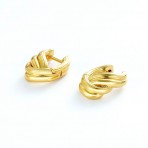 Earrings | Tia Huggie | Gold