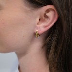 Earrings | Tia Huggie | Gold