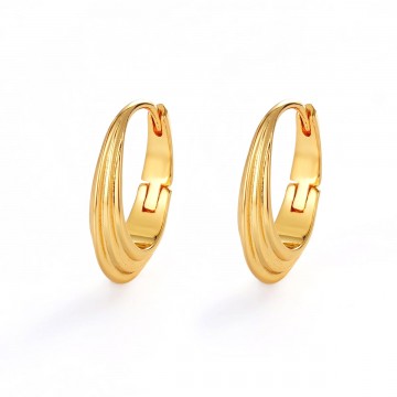 Earrings | Marley Hoop | Medium | Gold