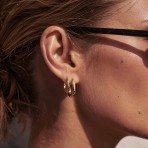 Earrings | Marley Hoop | Medium | Gold
