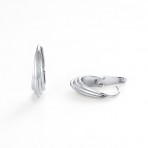 Earrings | Marley Hoop | Medium | Silver