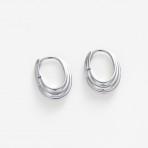 Earrings | Marley Hoop | Medium | Silver