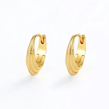 Earrings | Marley Hoop | Small | Gold