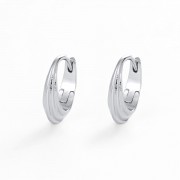 Earrings | Marley Hoop | Small | Silver