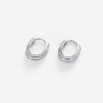 Earrings | Marley Hoop | Small | Silver