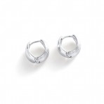 Earrings | Gia Hoop | Silver