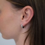 Earrings | Carrie Hoop | Silver Earrings | Carrie Hoop | Silver
