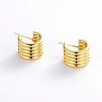 Earrings | Jade Hoop | Gold Earrings | Jade Hoop | Gold